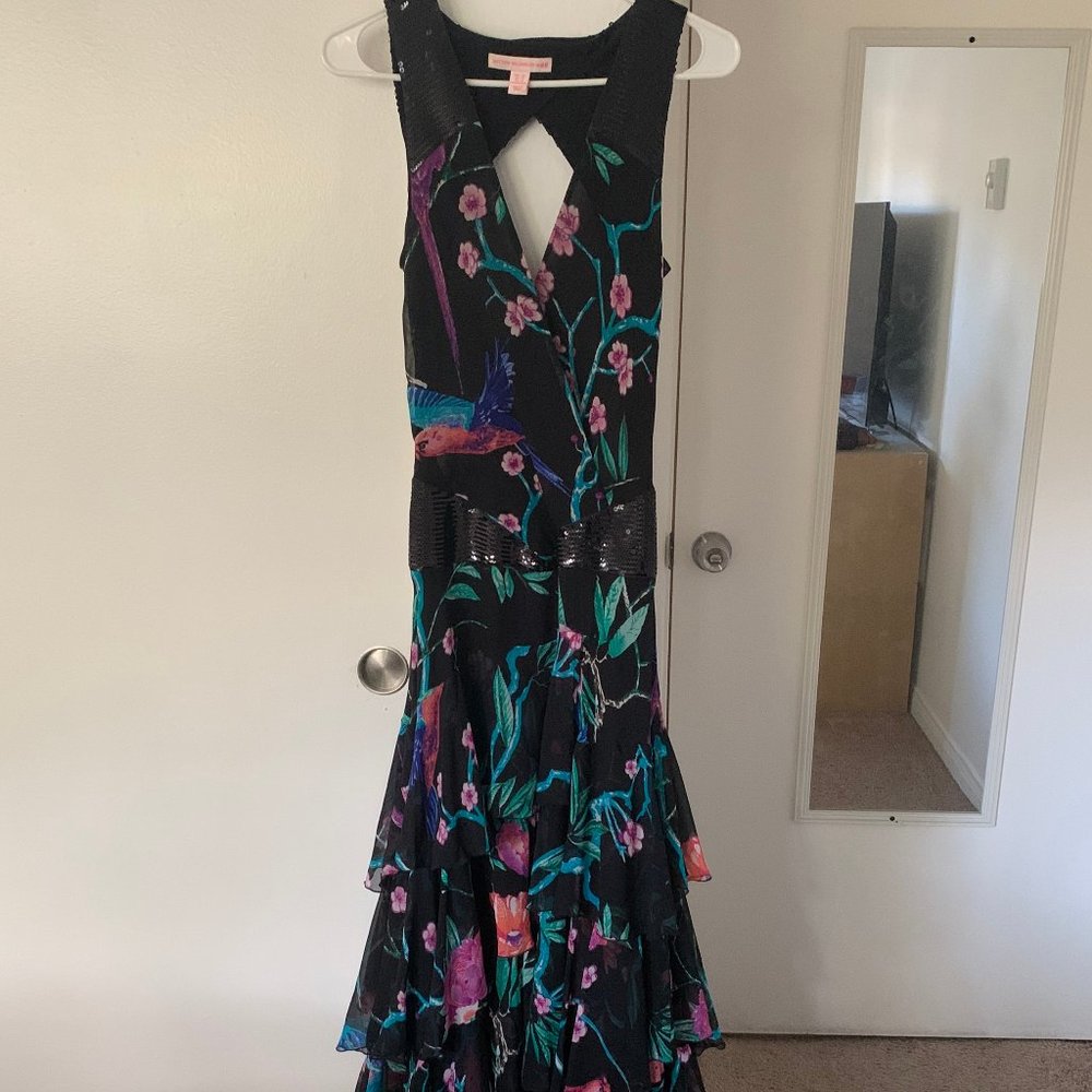 Matthew Williamson Multi-colored Bird Maxi Dress